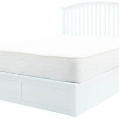 GFW Madrid Ottoman Kingsize Wooden Bed Frame - White