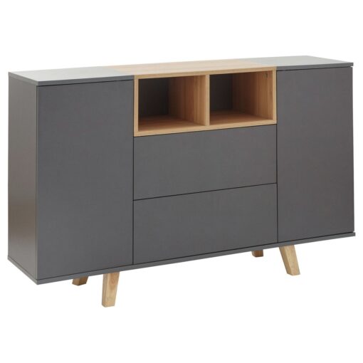 GFW Modena 2 Door 2 Drawer Sideboard - Grey