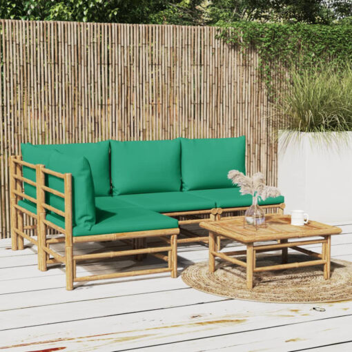 Glenoe Bamboo Wicker Seating Group with Cushions