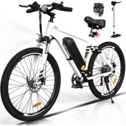 HITWAY E-bike 26" Electric Bike with 36V 11.2Ah Removable Battery,7 Speed, Range 35-90km