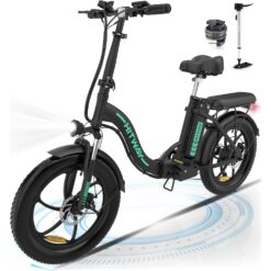 (HITWAY E bike Electric Bike 20" Fold Bike, Off-Road MT Bike CityBike) HITWAY E bike Electric Bike 20"Fold Bike City Bike