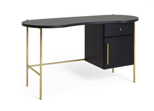 Habitat 1 Drawer Jelly Bean Desk - Black