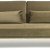 Habitat Andy Velvet 3 Seater Clic Clac Sofa Bed - Sage