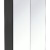 Habitat Atlas 2 Door Mirror Wardrobe - Black & Brown