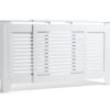 Habitat Austin Extendable Radiator Cover - White