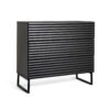 Habitat Cairo 3 Drawer Chest - Black