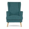 Habitat Callie Fabric Wingback Chair - Teal