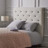 Habitat Cassie Boucle Double Headboard - White