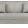 Habitat Chase Fabric 3 Seater Clic Clac Sofa Bed-Light Grey