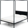 Habitat Damon 4 Poster Kingsize Metal Bed Frame - Black