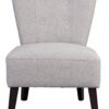 Habitat Delilah Fabric Cocktail Chair - Light Grey