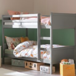 Habitat Detachable Bunk Bed and 2 Kids Mattresses - Grey