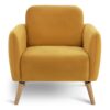 Habitat Elsie Self Assembly Fabric Armchair - Mustard