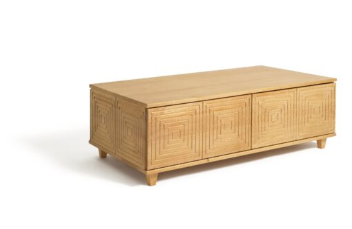 Habitat Grooved Storage Coffee Table - Pine