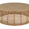 Habitat Hazel Rattan Round Coffee Table - Natural