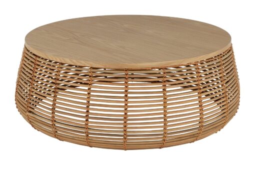 Habitat Hazel Rattan Round Coffee Table - Natural