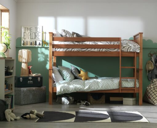 Habitat Heavy Duty Bunk Bed and 2 Kids Mattresses - Pine