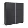 Habitat Holsted Large Sliding Wardrobe - Anthracite