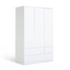 Habitat Jenson 5 Door Wardrobe - White