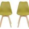 Habitat Jerry Pair of Dining Chair - Yellow