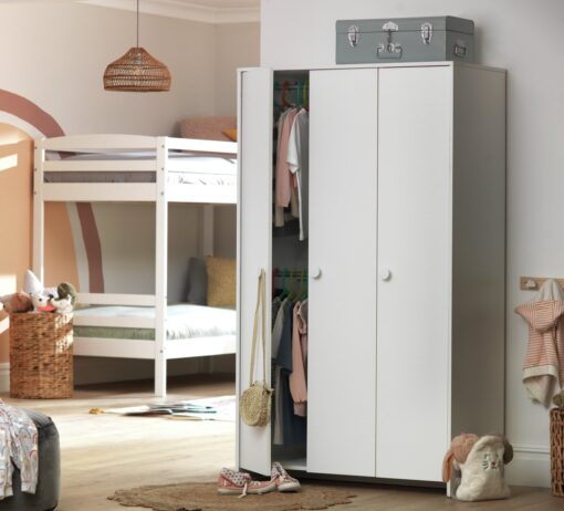 Habitat Kids Juno 3 Door Wardrobe - White