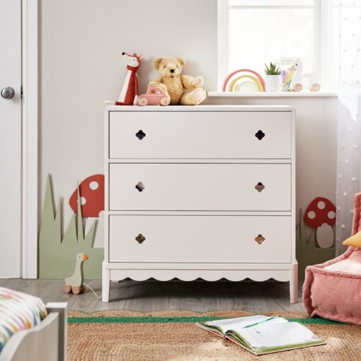 Habitat Kids Serena 3 Drawer Chest of Drawers - Ivory