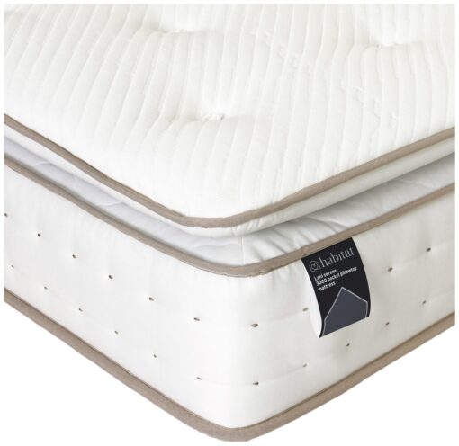 Habitat Lani Natural 3000 Pkt Pillowtop Mattress - Kingsize