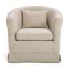 Habitat Larissa Fabric Tub Chair - Natural