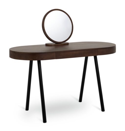 Habitat Lila 1 Drawer Dressing Table - Walnut