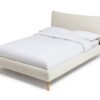 Habitat Marshmallow Double Fabric Bed Frame - White Boucle