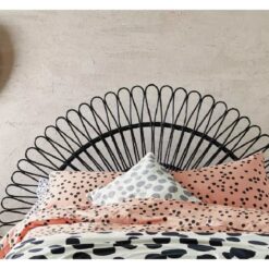 Habitat Merak Rattan Kingsize Headboard - Black