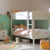 Habitat Mia Single Bunk Bed and 2 Kids Mattresses - White