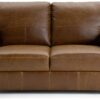 Habitat Milford Leather 2 Seater Sofa - Tan