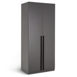 Habitat Munich 2 Door Wardrobe - Anthracite