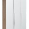 Habitat Munich 3 Door Wardrobe - White & Oak Effect