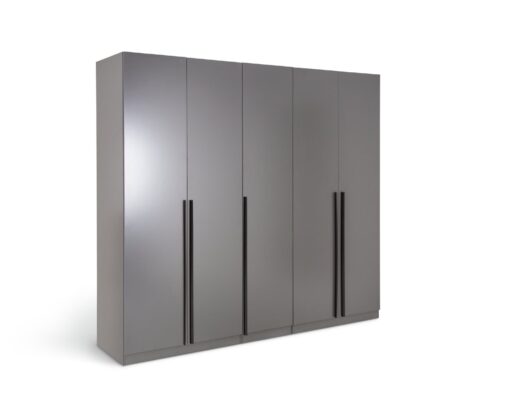 Habitat Munich 5 Door Wardrobe - Anthracite