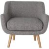 Habitat Nellie Fabric Accent Chair - Grey
