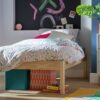 Habitat Odin Platform Bed With Mattress - Pine