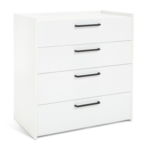 Habitat Oldham Wide 4 Drawer Chest - White