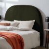 Habitat Rolland Velvet Kingsize Headboard - Green