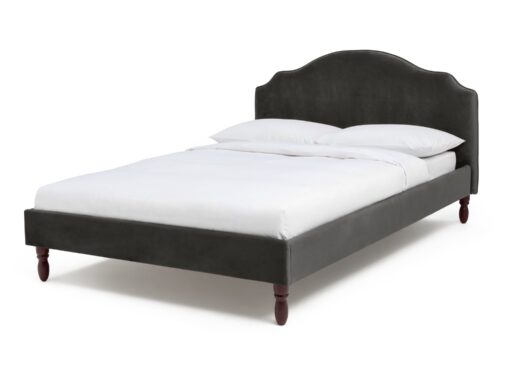 Habitat Sophia Double Velvet Bed Frame - Charcoal