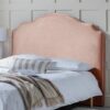 Habitat Sophia Velvet Double Headboard - Pink