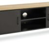 Habitat Stevie 2 Door TV Unit - Black