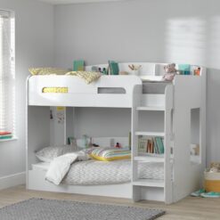 Habitat Ultimate Bunk Bed and 2 Kids Mattresses - White