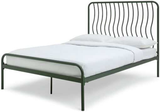 Habitat Wave Kingsize Metal Bed Frame - Green