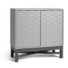 Habitat Zander Textured Small Sideboard - Grey