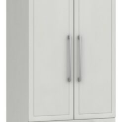 Hatfield 2 Door 2 Drawer Wardrobe - White Gloss