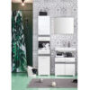 Hyri 4 Piece 60mm Bathroom Furniture Suite with Mirror