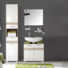 Hywela 4 Piece 60mm Bathroom Furniture Suite with Mirror