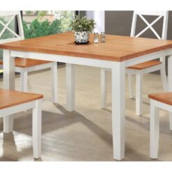 Irvine Dining Set with 4 Chairs and one Bench